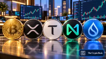 Аналіз цін на криптовалюту, BTC, XRP, TAO, NEAR та SUI, 19 жовтня: Біткоїн та XRP відновлюються, в той час як TAO, NEAR та SUI стикаються з опором.