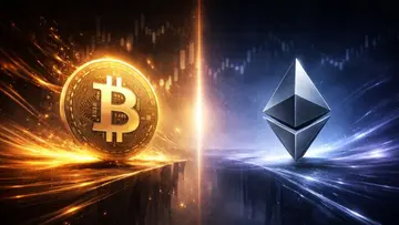Біткоїн і Ефіріум розходяться: довгі позиції домінують у BTC, тоді як короткі позиції ETH зростають