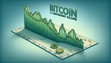 Біткоїн поглиблюється в червону зону, продовжуючи спад до ключових зон підтримки
