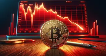 Биткойн упал до месячных минимумов, что вызвало ликвидацию на сумму 464 миллиона долларов на фоне глобальной рыночной нервозности