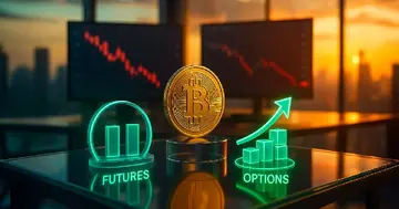 Цена биткойна может удерживаться выше $112 тыс., так как фьючерсы остаются стабильными, в то время как объемы опционов растут