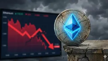 Ціна Ethereum опустилася в небезпечну зону на тлі зростаючої загрози прориву