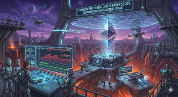 Ціна Ethereum залишається нижче $2,300, відновлення все ще слабке