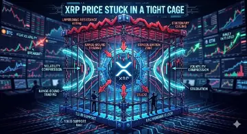 Ціна XRP застрягла у вузькій клітці — тиск на прорив постійно зростає