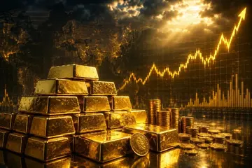 Ціна золота зросла на 5% менш ніж за три дні завдяки масовим закупівлям.