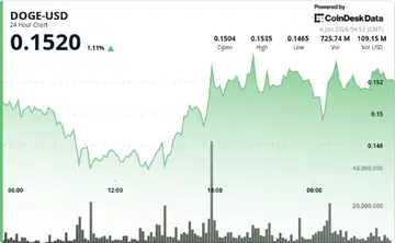 Dogecoin 2x ETF очолює список за результатами на початку 2026 року, оскільки DOGE демонструє V-подібне відновлення