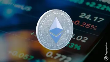 Ефір втратив 13% за місяць, біткоїн - менше 5%