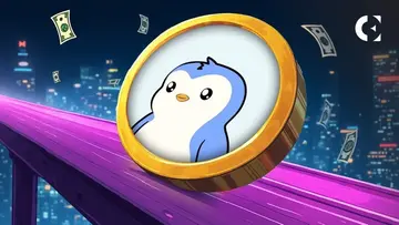 Пухлые пингвины (PENGU) обошли BAYC по объему продаж, так как токен формирует большой бычий флаг