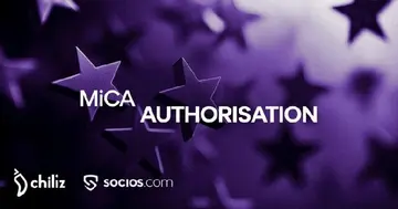 Сервіси Socios Europe від Chiliz отримали ліцензію MiCA на послуги з криптоактивів