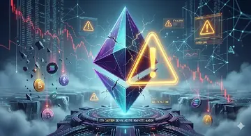 Сигнали попередження про ціну Ethereum зміцнюються, ризики падіння залишаються високими