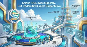Solana (SOL) помірно знизилася, але трейдери все ще очікують більшого руху