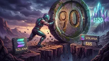Солана стикається з опором на рівні 90 доларів — увага прикута до наступного кроку