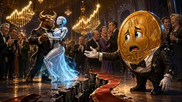 Спад біткоїна до $63 тисяч показує, як попит на ETF конкурує з акціями ІІ за ліквідністю долара