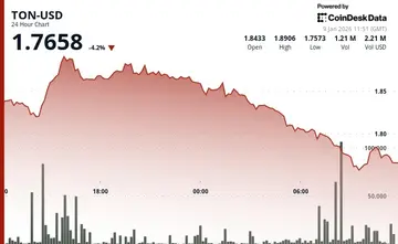 Тонкойн падає, пробиваючи ключові рівні підтримки внаслідок технічного спаду