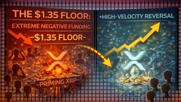 $1,35 Гранична Вартість: Як Екстремальне Негативне Фінансування Готує XRP до Швидкого Реверсу Тренду