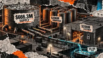 Відкрите постачання USD досягає 666 мільйонів доларів, оскільки 10 гаманців затримують більшу частину токенів.