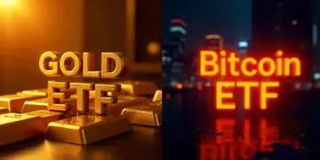 Який ETF зробить вас багатшим: золото чи біткойн?