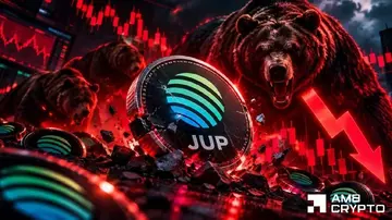 Юпітер знизився на 10% після прориву підтримки на рівні $0.24 – припливи протоколу стали негативними